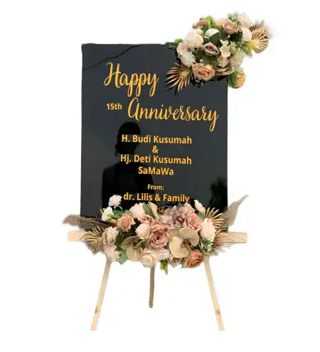 Papan Bunga Akrilik Srobyong